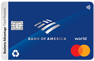 Bank of America® Business Advantage Travel Rewards World Mastercard® credit card